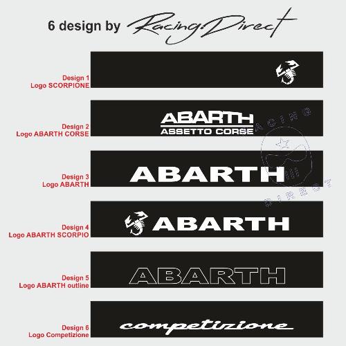 Pare-soleil FIAT ABARTH 6 design FIAT ABARTH