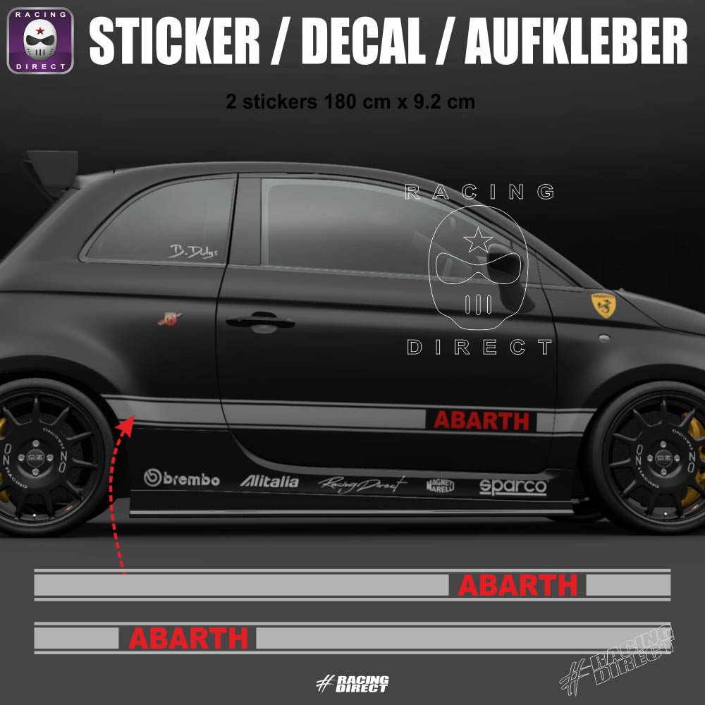 Abarth stickers deals