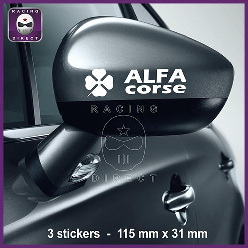 Sticker ALFA CORSE 115 mm ALFA ROMEO