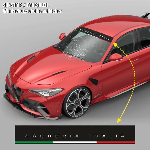 ALFA ROMEO SCUDERIA ITALIA Windshiel decal  ALFA ROMEO