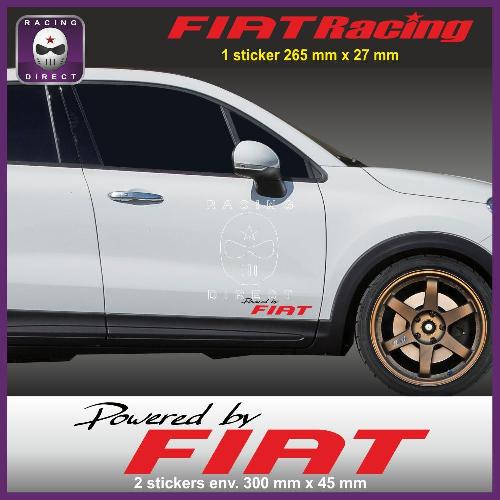 Sticker Powered by FIAT FIAT ABARTH