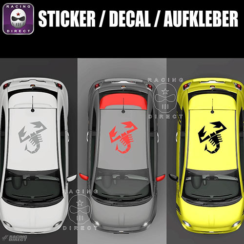 1 sticker decal Scorpion Abarth 80 cm FIAT ABARTH