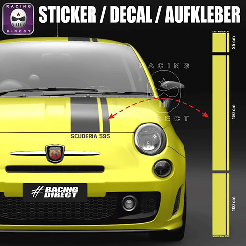 Adesivi FIAT 500 595 695 FIAT ABARTH