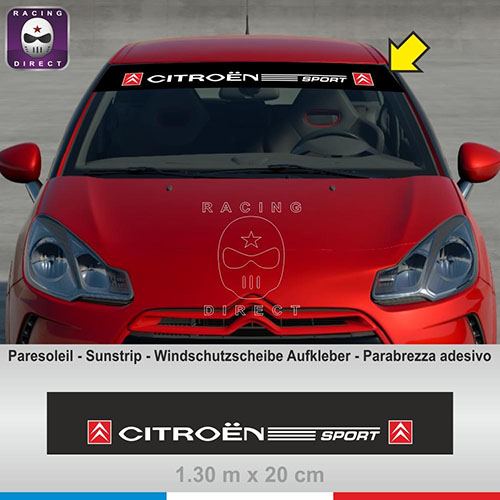 CITROEN SPORT Windschutzscheibe aufkleber  CITROEN