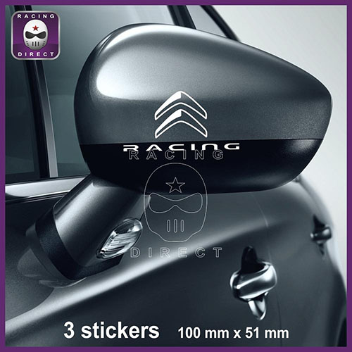 3 stickers CITROEN RACING 100 cm CITROEN