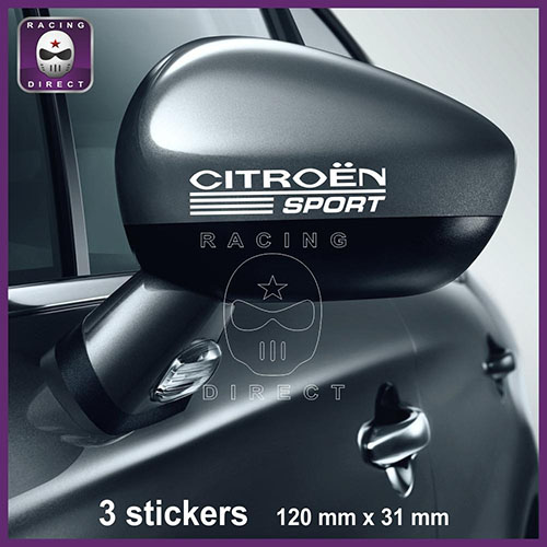 3 CITROEN SPORT sticker decal 120 mm CITROEN