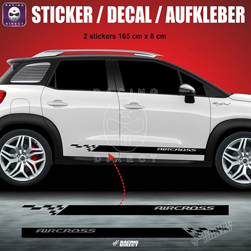 AIRCROSS side skirt sticker decal 165 cm CITROEN