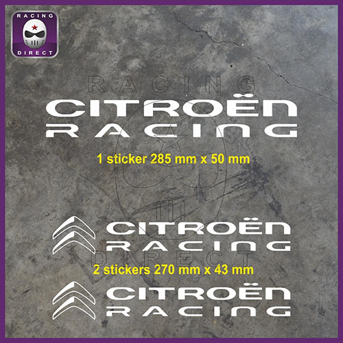 Adesivi CITROEN RACING 275 mm CITROEN