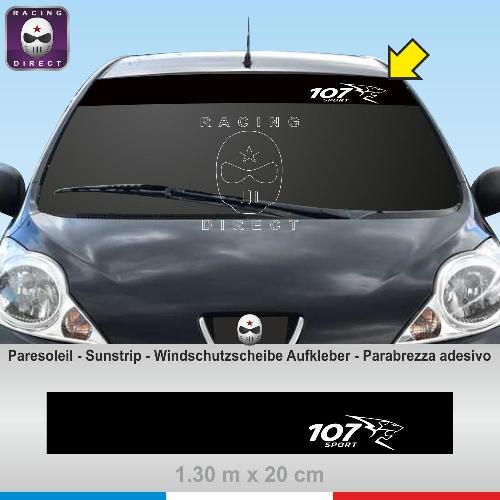 PEUGEOT 107 SPORT Windshiel decal  PEUGEOT