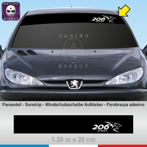 PEUGEOT 206 SPORT Windshiel decal  PEUGEOT