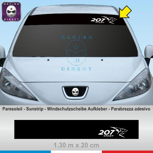 PEUGEOT 207 SPORT Windshield decal  PEUGEOT