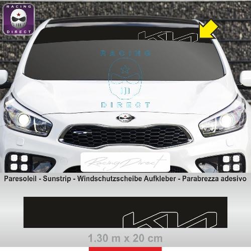 KIA outline Windshiel decal KIA