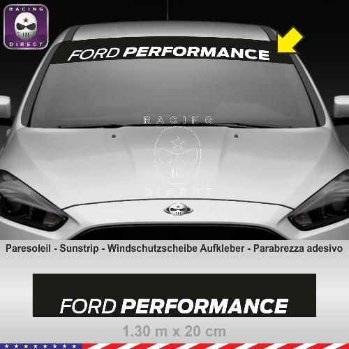 FORD PERFORMANCE Windschutzscheibe aufkleber FORD