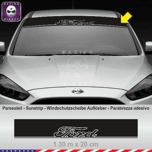 Parabrezza adesivo logo FORD outline FORD