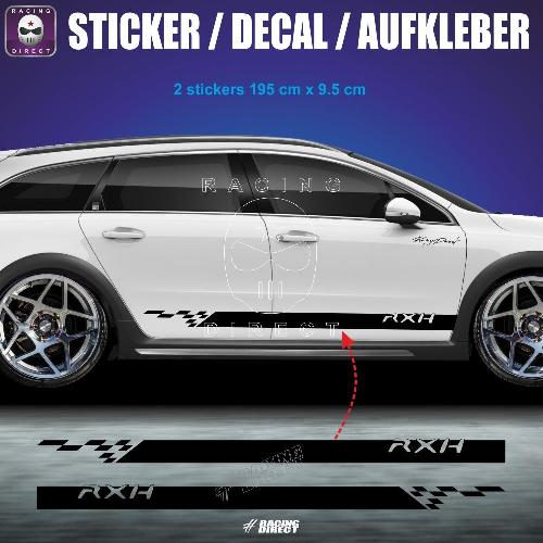 PEUGEOT 508 RXH side skirt sticker decaL PEUGEOT