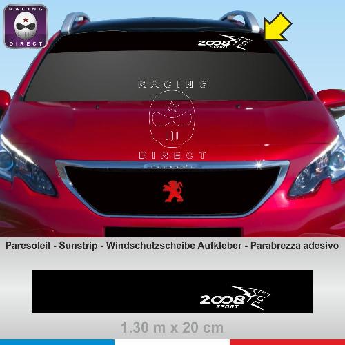 PEUGEOT 2008 Windschutzscheibe aufkleber  PEUGEOT