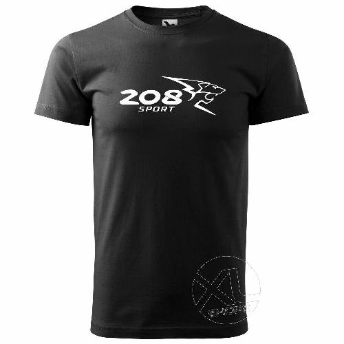 PEUGEOT 208 SPORT Löwe Herren T-Shirt PEUGEOT