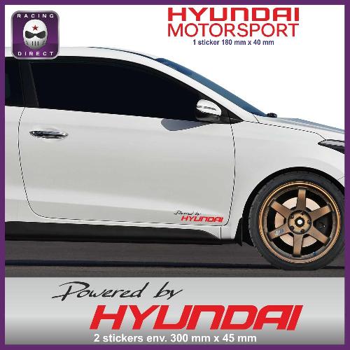 Sticker Powered by HYUNDAI HYUNDAI