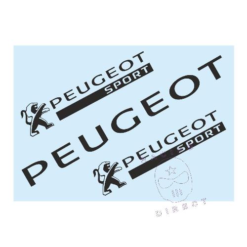 Pack 3 stickers PEUGEOT SPORT PEUGEOT