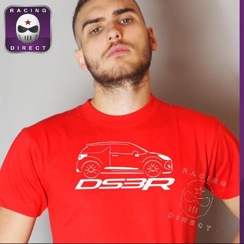 T-shirt homme DS3 Racing rouge et blanc CITROEN