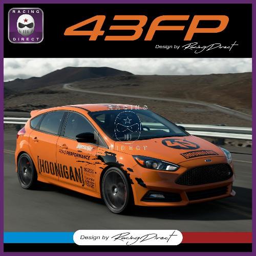  Grafica adesivi completa dell'auto FORD 43FP FORD