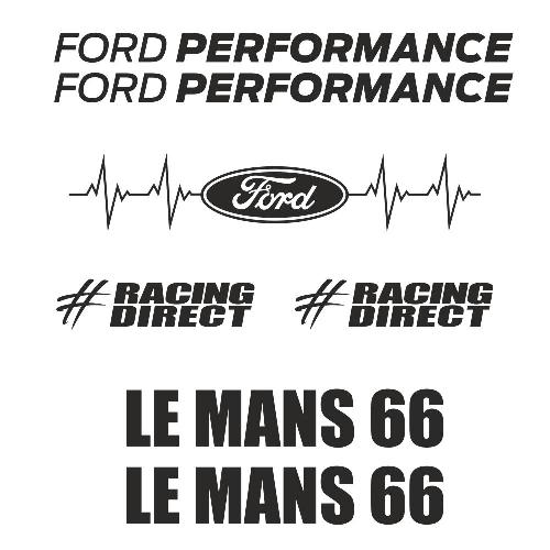 FORD PERFORMANCE LE MANS 66 Aufbleber-Pack FORD