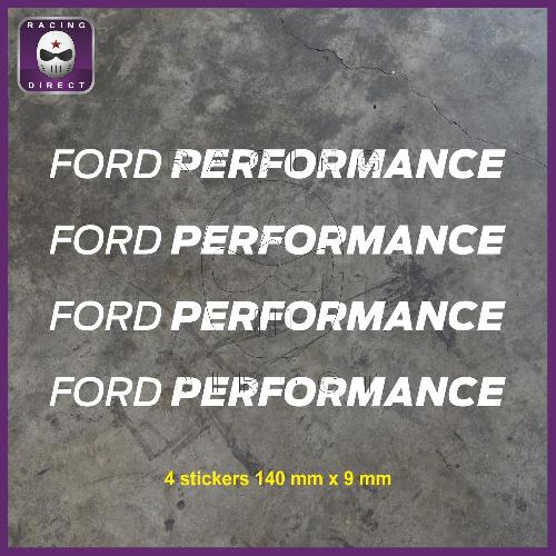 4 adesivi FORD PERFORMANCE 140 mm FORD