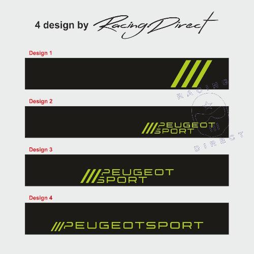 PEUGEOT SPORT sunstripe windshield decal 4 design since 2022 PEUGEOT